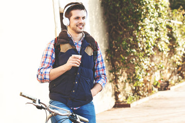 Having break after riding bike