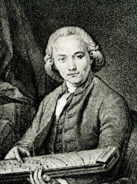 Georg Joseph Vogler (Abbé Vogler), German composer, organist, music teacher and theorist (August Friedrich Oelenhainz, 1790)