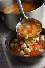 Meatball soup
