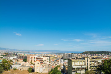 Cagliari under a blue sky