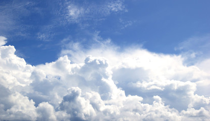 Sky white clouds background
