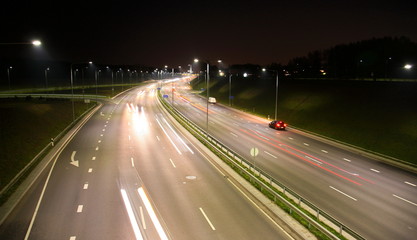 Fototapeta na wymiar Vilnius Bypass night