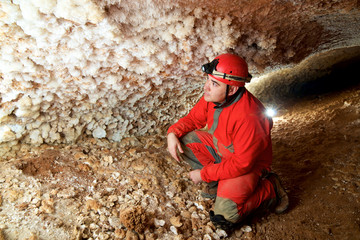 Caving in Spain