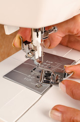 Mantainance of a sewing machine