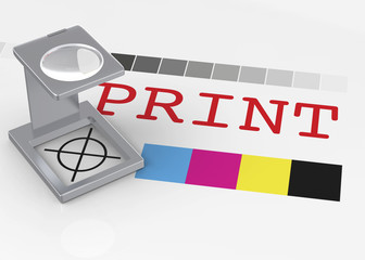 Registration Mark and Magnifier, 3D