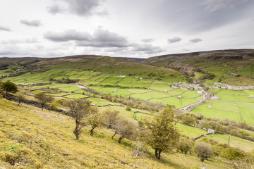 Fototapeta premium Swaledale in the Yorkshire Dales.