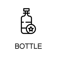 Bottle flat icon