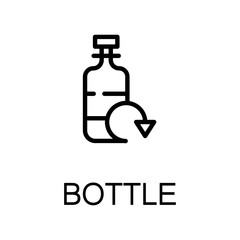 Bottle flat icon