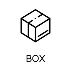 Box flat icon