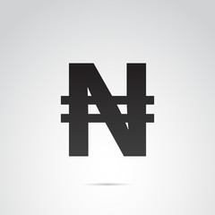 Nigerian money vector icon.