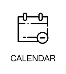 Calendar flat icon