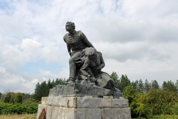 Abandoned communist monument in Bulgaria, Eastern Europe