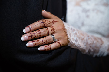 henna hand