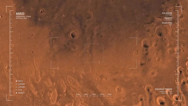 MRO mapping flyover of western section of Oxia Palus Region, Mars. Clips loops and is reversible. Scientifically accurate HUD. Data: NASA/JPL/USGS