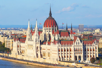 Fototapeta na wymiar The Capital Of Hungary.Budapest.Parliament.