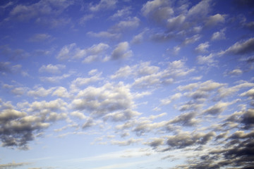 Blue sky with clouds