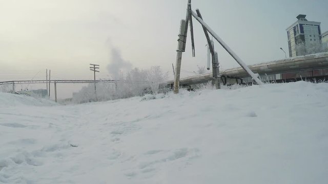Winter Landscape - stock footage