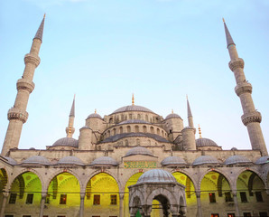Fototapeta na wymiar Sultanahmet Mosque, Istanbul.