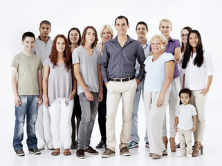 Obraz premium Mixed Age Multi-Ethnic Group