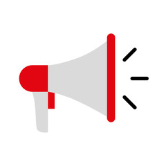 megaphone device isolated icon vector illustration design