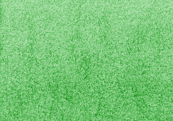 Green color towel texture.