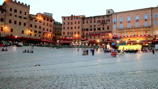 La Piazza del Campo à Sienne