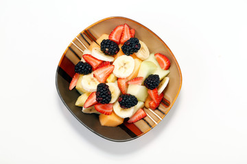 Bowl of mixed fruit