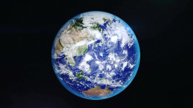 Realistic Earth Rotating