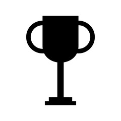 trophy cup isolated icon vector illustration design