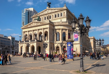 Fototapeta na wymiar Alte Oper in Frankfurt am Main 