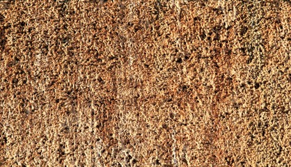 Salzkruste aus der Sole am Gradierwerk