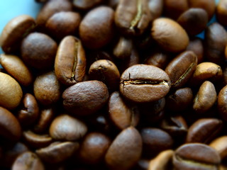 Fragrant coffee beans