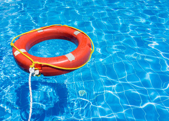 Safe belt in pool