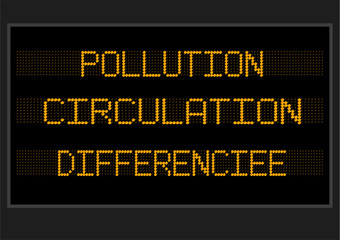 pollution circulation différenciée