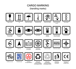 Symbols for cargo marking