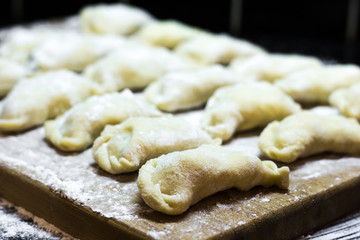 Traditional dumplings in the old New Year