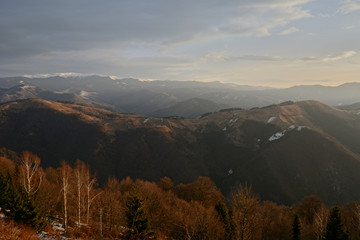 Winter Mountain Landscape