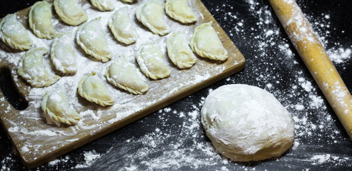 Traditional dumplings in the old New Year
