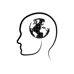 Isolated earth world icon vector illustration graphic design