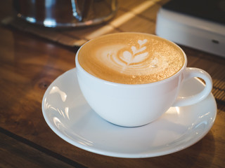Hot Latte coffee