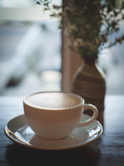 Hot Latte coffee