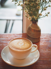 Hot Latte coffee