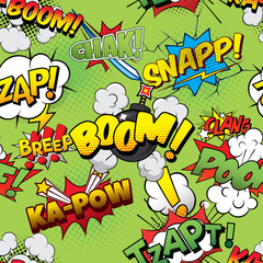 Boom Seamless comics background