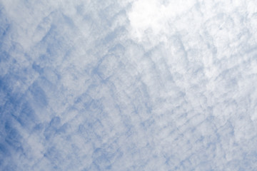 The vast blue sky and clouds sky