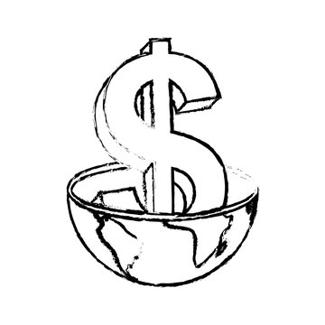 Money and business icon vector illustration graphic design