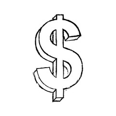 Cash symbol isolated icon vector illustration graphic design