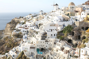 Oia on Santorini Island, Greece
