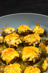 Royal baked stuffed mushrooms