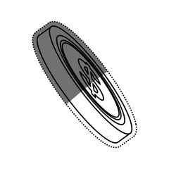 Coin money isolated icon vector illustration graphic design