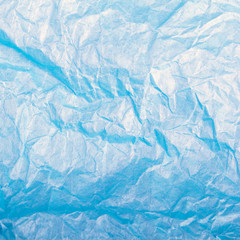 blue tissue paper texture for background
